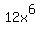 12x%5E6