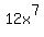 12x%5E7