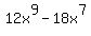 12x%5E9-18x%5E7