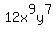 12x%5E9y%5E7