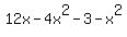 12x-4x%5E2-3-x%5E2