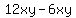 12xy-6xy