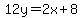 12y=2x%2B8