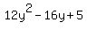 12y%5E2-16y%2B5