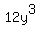 12y%5E3