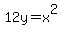 12y+=+x%5E2