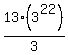 13%283%5E22%29%2F3