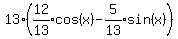 13%28expr%2812%2F13%29cos%28x%29-expr%285%2F13%29sin%28x%29%29