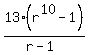 13%28r%5E10-1%29%2F%28r-1%29