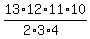13%2A12%2A11%2A10%2F%282%2A3%2A4%29