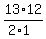 13%2A12%2F%282%2A1%29