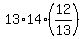 13%2A14%2A%2812%2F13%29