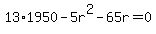 13%2A1950-5r%5E2-65r=0