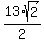 13%2Asqrt%282%29%2F2