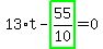 13%2At-highlight_green%28+55%2F10+%29=0