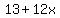 13%2B12x