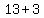 13%2B3