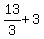 13%2F3%2B3