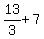 13%2F3%2B7