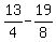 13%2F4+-19%2F8