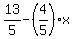 13%2F5-%284%2F5%29%2Ax