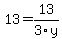 13=13%2F3y