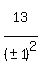 13%5E%22%22%2F%28%22%22+%2B-+1%29%5E2