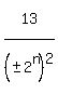 13%5E%22%22%2F%28%22%22+%2B-+2%5En%29%5E2