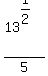 13%5E%281%2F2%29%2F5