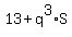 13+%2B+q%5E3%2AS