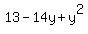 13-14y+%2B+y%5E2