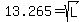 13.265=sqrt%28L%29