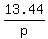 13.44%2Fp