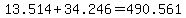 13.514%2B34.246=490.561