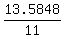 13.5848%2F11