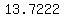 13.7222
