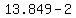 13.849+-2