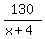 130%2F%28x%2B4%29