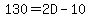 130=2D-10