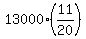 13000%2A%2811%2F20%29
