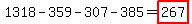 1318-359-307-385=highlight%28267%29