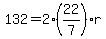 132=+2%2A%2822%2F7%29%2Ar