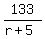 133%2F%28r%2B5%29
