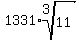 1331%2Aroot%283%2C11%29