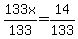 133x%2F133=14%2F133
