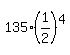 135%281%2F2%29%5E4