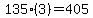 135%283%29+=+405