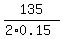 135%2F%282%2A0.15%29