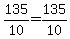 135%2F10=135%2F10
