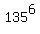 135%5E6+